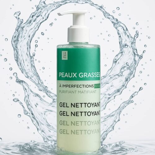 Gel nettoyant peux grasse