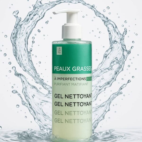 Gel nettoyant peux grasse